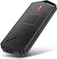 Photo de Boitier externe USB-C 3.2 Axagon EEM2-GAM - S-ATA/NVMe M.2 Type 2280 (Noir)
