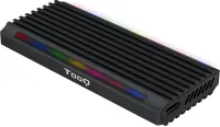 Photo de Boitier externe USB-C 3.2 Tooq Shinobi RGB - M.2 NVMe Type 2280 (Noir)