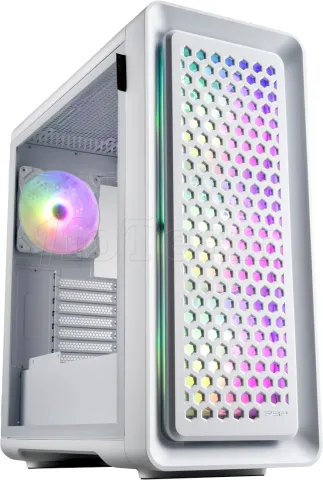 Photo de Boitier Grand Tour ATX FSP CUT593P RGB avec panneau vitré (Blanc)