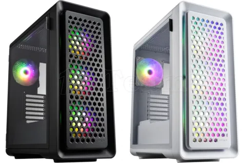 Photo de Boitier Grand Tour ATX FSP CUT593P RGB avec panneau vitré (Blanc)