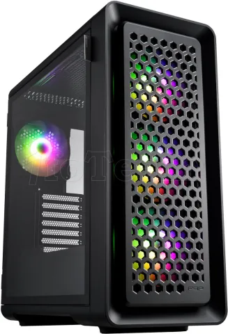 Photo de Boitier Grand Tour ATX FSP CUT593P RGB avec panneau vitré (Noir)