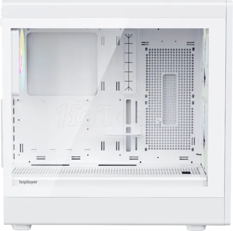 Photo de Boitier Grand Tour E-ATX 1st Player AU8 ARGB avec panneau vitré (Blanc)