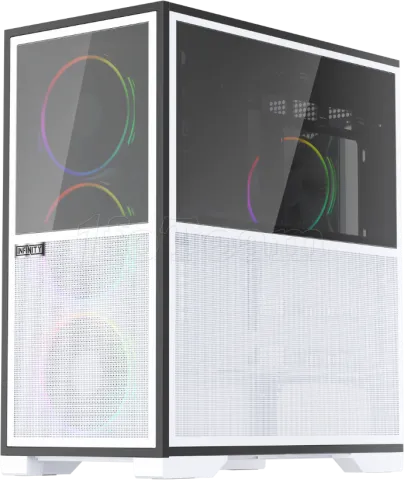 Photo de Boitier Grand Tour E-ATX 1stPlayer IF8 ARGB avec panneaux vitrés (Blanc)