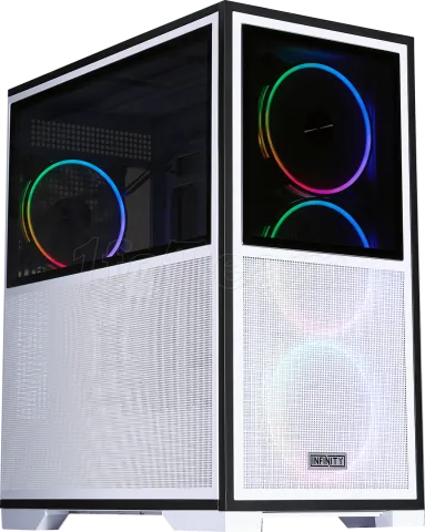 Photo de Boitier Grand Tour E-ATX 1stPlayer IF8 ARGB avec panneaux vitrés (Blanc)