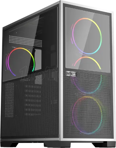 Photo de Boitier Grand Tour E-ATX 1stPlayer IF8 ARGB avec panneaux vitrés (Noir)