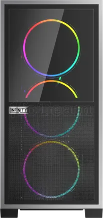 Photo de Boitier Grand Tour E-ATX 1stPlayer IF8 ARGB avec panneaux vitrés (Noir)