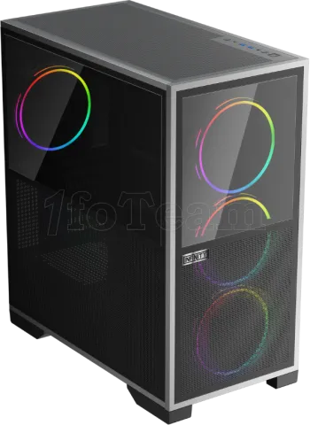 Photo de Boitier Grand Tour E-ATX 1stPlayer IF8 ARGB avec panneaux vitrés (Noir)