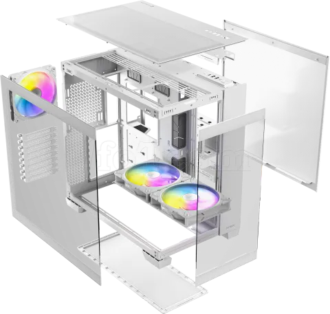 Photo de Boitier Grand Tour E-ATX Antec Constellation C8 RGB avec panneaux vitrés (Blanc)