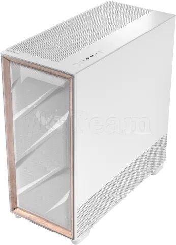Photo de Boitier Grand Tour E-ATX Antec Flux Pro avec panneau vitré (Blanc/Marron)