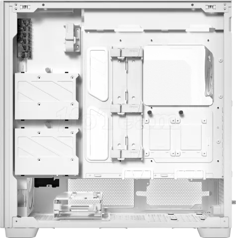 Photo de Boitier Grand Tour E-ATX Antec Flux Pro avec panneau vitré (Blanc/Marron)