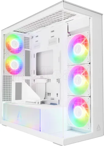 Photo de Boitier Grand-Tour E-ATX Arctic Xtender VG RGB avec panneaux vitrés (Blanc)