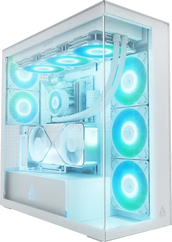 Photo de Boitier Grand-Tour E-ATX Arctic Xtender VG Tinted RGB avec panneaux vitrés (Blanc)