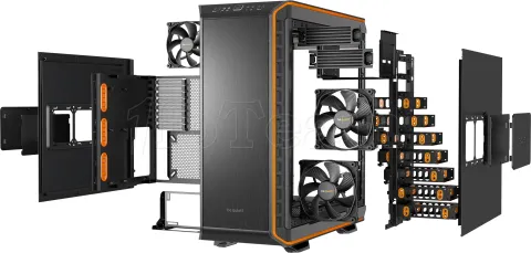 Photo de Boitier Grand Tour E-ATX Be Quiet Dark Base 900 (Noir/Orange)