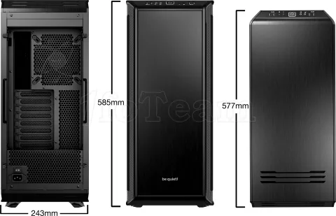 Photo de Boitier Grand Tour E-ATX be quiet! Dark Base 900 (Noir/Orange)