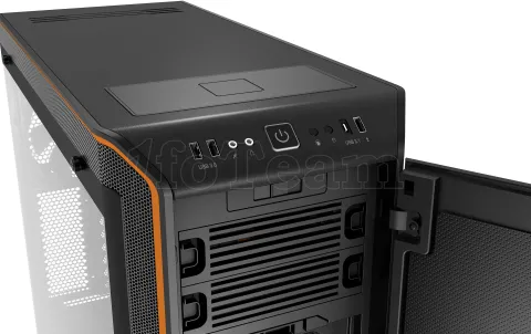 Photo de Boitier Grand Tour E-ATX be quiet! Dark Base Pro 900 rev.2 avec panneau vitré (Noir/Orange)