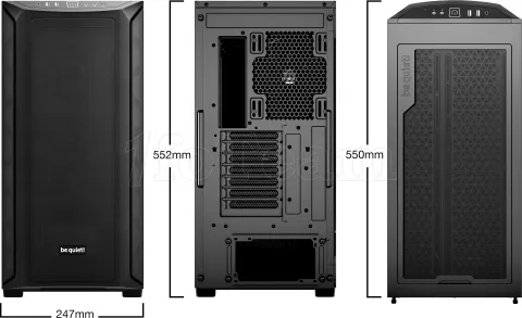 Photo de Boitier Grand Tour E-ATX be quiet! Shadow Base 800 avec panneau vitré (Noir)