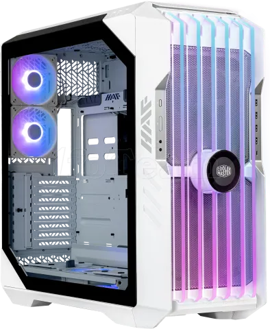 Photo de Boitier Grand Tour E-ATX Cooler Master Haf 700 Evo RGB avec panneau vitré (Blanc)