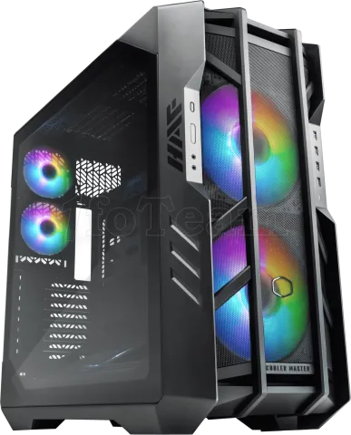 Photo de Boitier Grand Tour E-ATX Cooler Master Haf 700 RGB avec panneau vitré (Noir)