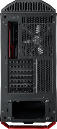 Photo de Boitier Grand Tour E-ATX Cooler Master MasterCase MC500MT avec panneau vitré (Noir/Rouge)