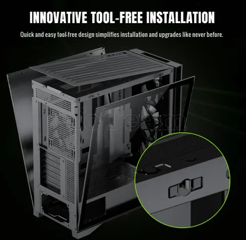 Photo de Boitier Grand Tour E-ATX Gamemax Leader 2 RGB avec panneau vitré (noir)