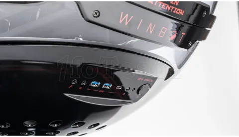 Photo de Boitier Grand Tour E-ATX In Win Winbot avec panneaux vitrés (Noir/Rouge)