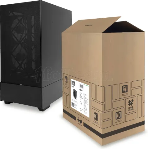 Photo de Boitier Grand Tour E-ATX InWin ModFree Base avec panneau vitré (Noir)