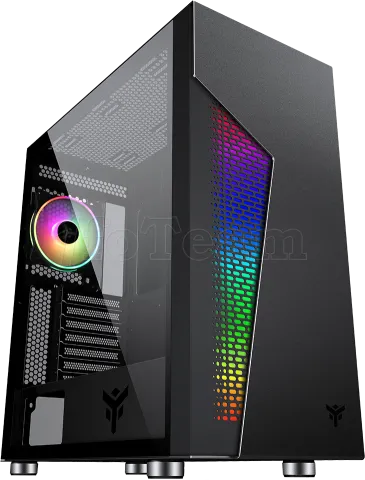 Photo de Boitier Grand Tour E-ATX iTek Majes 30 RGB avec panneau vitré (Noir)