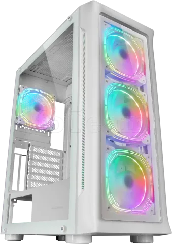 Photo de Boitier Grand Tour E-ATX Mars Gaming MC-Neo RGB avec panneau vitré (Blanc)