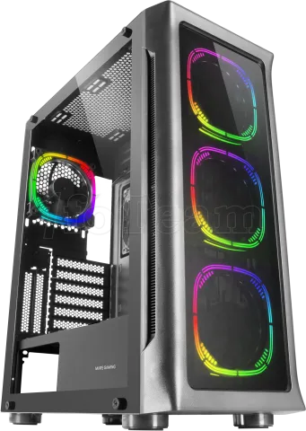 Photo de Boitier Grand Tour E-ATX Mars Gaming MC-Neo RGB avec panneau vitré (Noir)