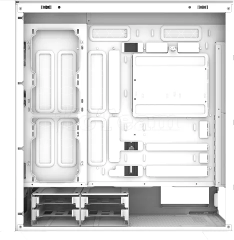 Photo de Boitier Grand Tour E-ATX Thermaltake AX500 avec panneau vitré (Blanc)