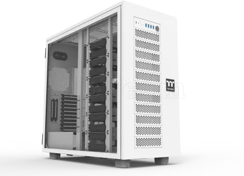 Photo de Boitier Grand Tour E-ATX Thermaltake AX700 avec panneau vitré (Blanc)