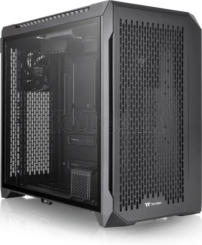 Photo de Boitier Grand Tour E-ATX Thermaltake Centralized Thermal Efficiency C750 Air avec panneaux vitrés (Noir)