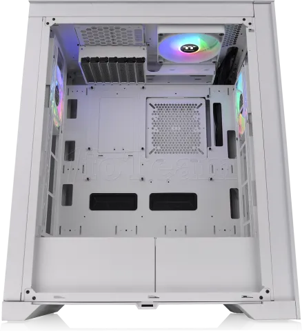 Photo de Boitier Grand Tour E-ATX Thermaltake Centralized Thermal Efficiency T500 TG RGB avec panneaux vitrés (Blanc)