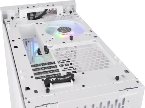 Photo de Boitier Grand Tour E-ATX Thermaltake Centralized Thermal Efficiency T500 TG RGB avec panneaux vitrés (Blanc)