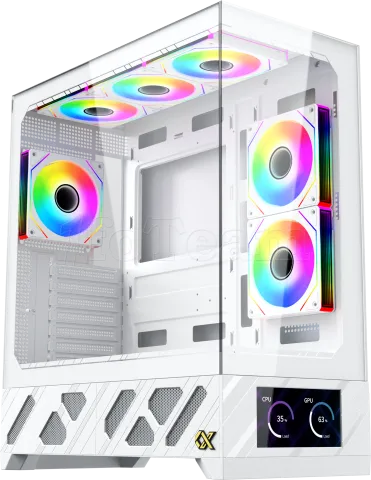 Photo de Boitier Grand-Tour E-ATX Xigmatek Alphard Pro RGB avec panneau vitré (Blanc)