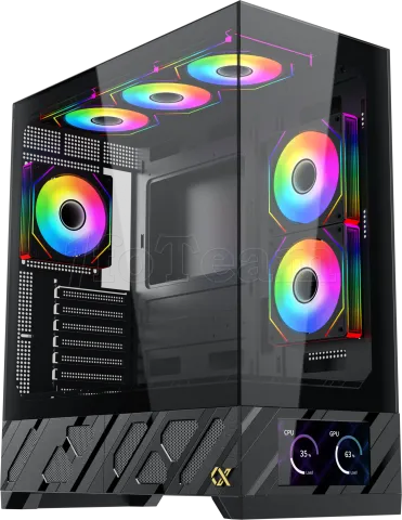 Photo de Boitier Grand-Tour E-ATX Xigmatek Alphard Pro RGB avec panneau vitré (Noir)