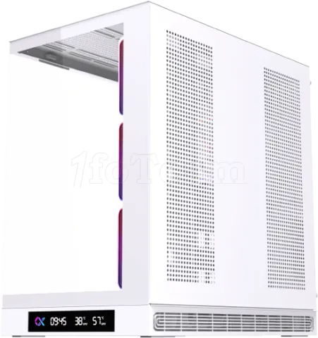 Photo de Boitier Grand Tour E-ATX Xigmatek Cloud Digital avec panneaux vitrés (Blanc)