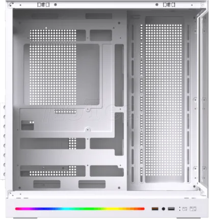 Photo de Boitier Grand Tour E-ATX Xigmatek Cloud Digital avec panneaux vitrés (Blanc)