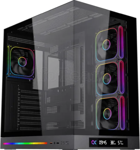 Photo de Boitier Grand Tour E-ATX Xigmatek Cloud Digital avec panneaux vitrés (Noir)