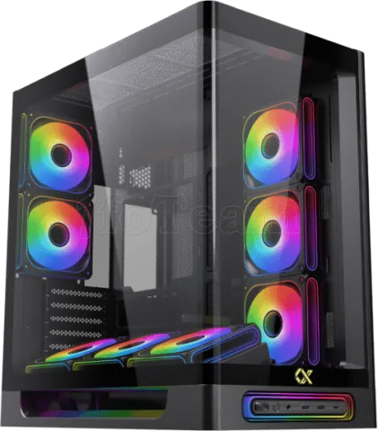 Photo de Boitier Grand-Tour E-ATX Xigmatek Heaven Air ARGB avec panneaux vitrés (Noir)