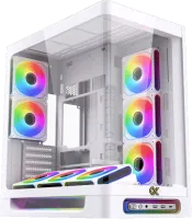 Photo de Boitier Grand-Tour E-ATX Xigmatek Heaven Air RGB avec panneaux vitrés (Blanc)