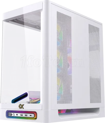 Photo de Boitier Grand-Tour E-ATX Xigmatek Heaven Air RGB avec panneaux vitrés (Blanc)