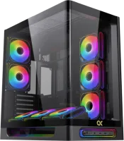 Photo de Boitier Grand-Tour E-ATX Xigmatek Heaven Air RGB avec panneaux vitrés (Noir)