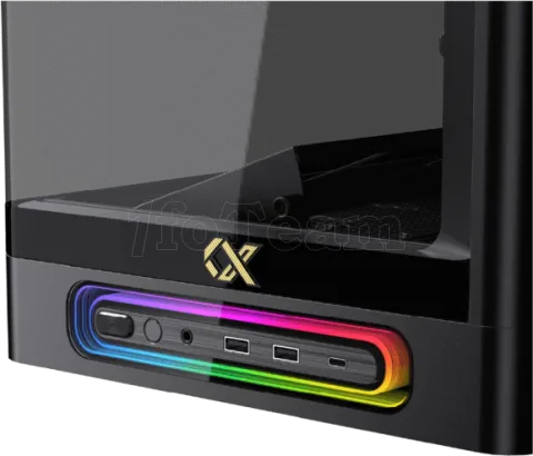 Photo de Boitier Grand-Tour E-ATX Xigmatek Heaven Air RGB avec panneaux vitrés (Noir)