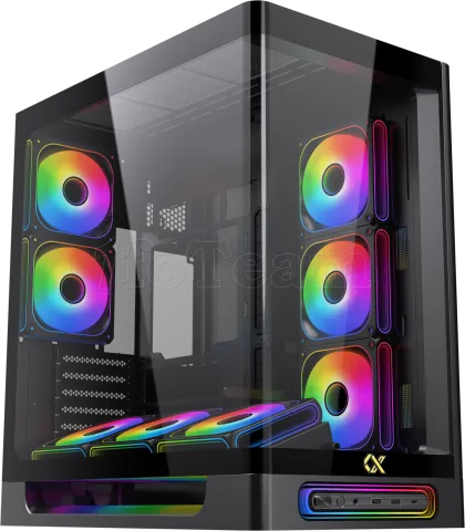 Photo de Boitier Grand-Tour E-ATX Xigmatek Heaven Air RGB avec panneaux vitrés (Noir)
