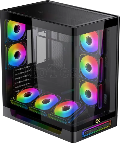 Photo de Boitier Grand-Tour E-ATX Xigmatek Heaven Air RGB avec panneaux vitrés (Noir)
