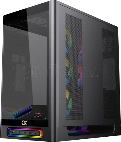 Photo de Boitier Grand-Tour E-ATX Xigmatek Heaven Air RGB avec panneaux vitrés (Noir)
