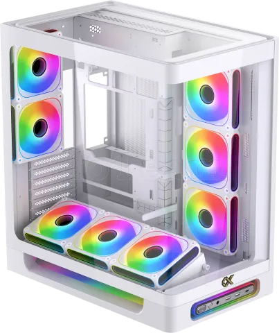 Photo de Boitier Grand-Tour E-ATX Xigmatek Heaven RGB avec panneaux vitrés (Blanc)