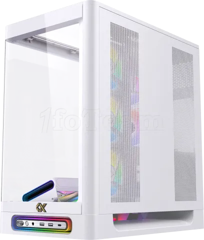 Photo de Boitier Grand-Tour E-ATX Xigmatek Heaven RGB avec panneaux vitrés (Blanc)