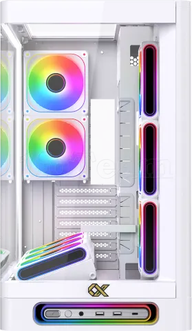 Photo de Boitier Grand-Tour E-ATX Xigmatek Heaven RGB avec panneaux vitrés (Blanc)